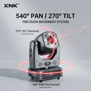 XNK SPL-636 2W MOVING LASER rear detail view
