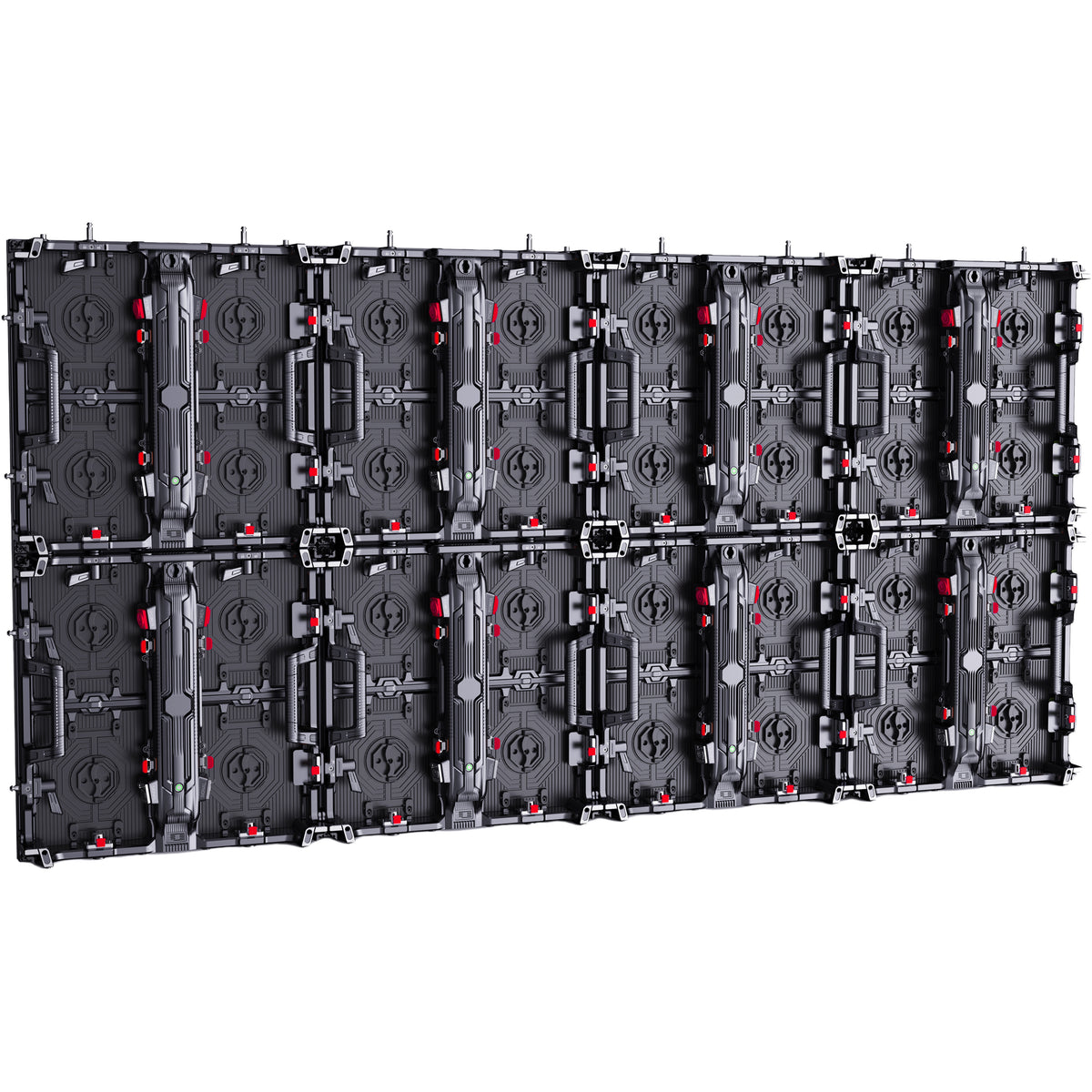 Outdoor P2.976 LED Display (500×500mm) – Hardwired Connection, Seamless Straight-Edge Design