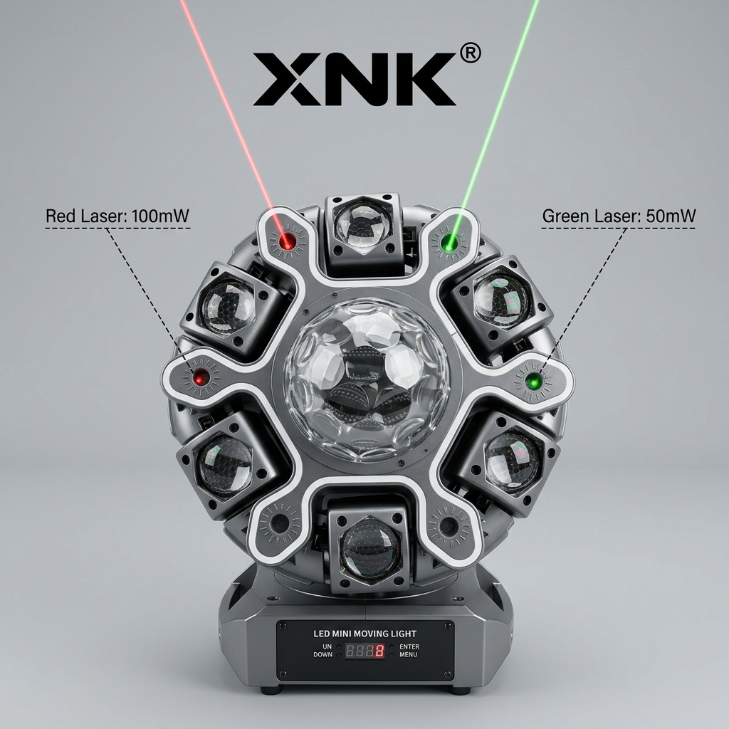 XNK SPL-684 TWELVE-ARM LED STRIP DJ LIGHT with multicolor lighting effect
