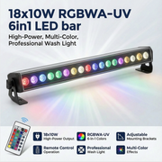 XNK SPL-623 RGBWA-UV LED Wall washe with multicolor lighting effect and professional stage lighting fixture