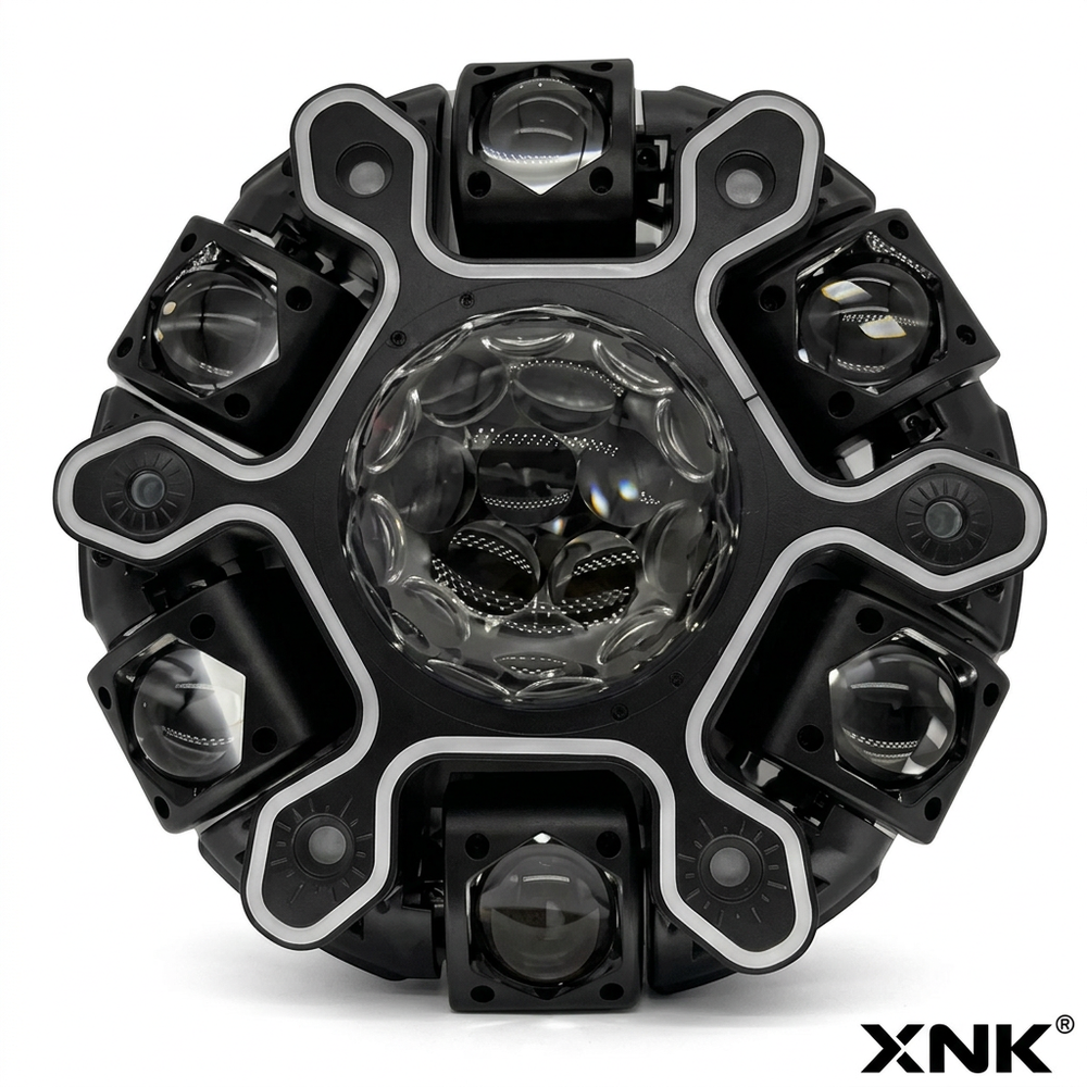 XNK SPL-684 TWELVE-ARM LED STRIP DJ LIGHT with multicolor lighting effect