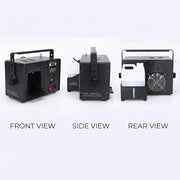 XNK SPL-668 Haze machine with black housing, metal housing, and control panel detail