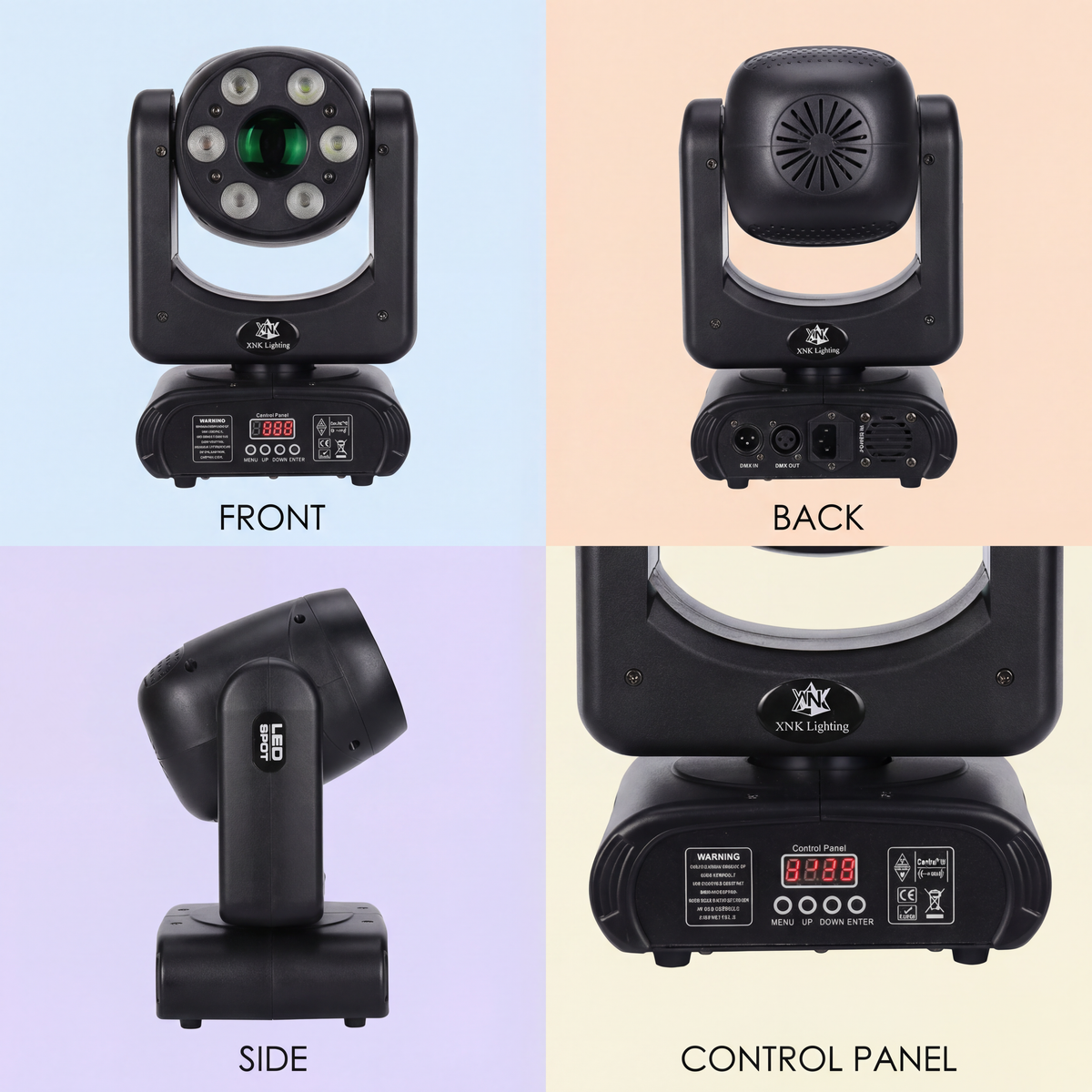 XNK SPL-645 90w led spot moving head with multicolor lighting effect and professional stage lighting fixture