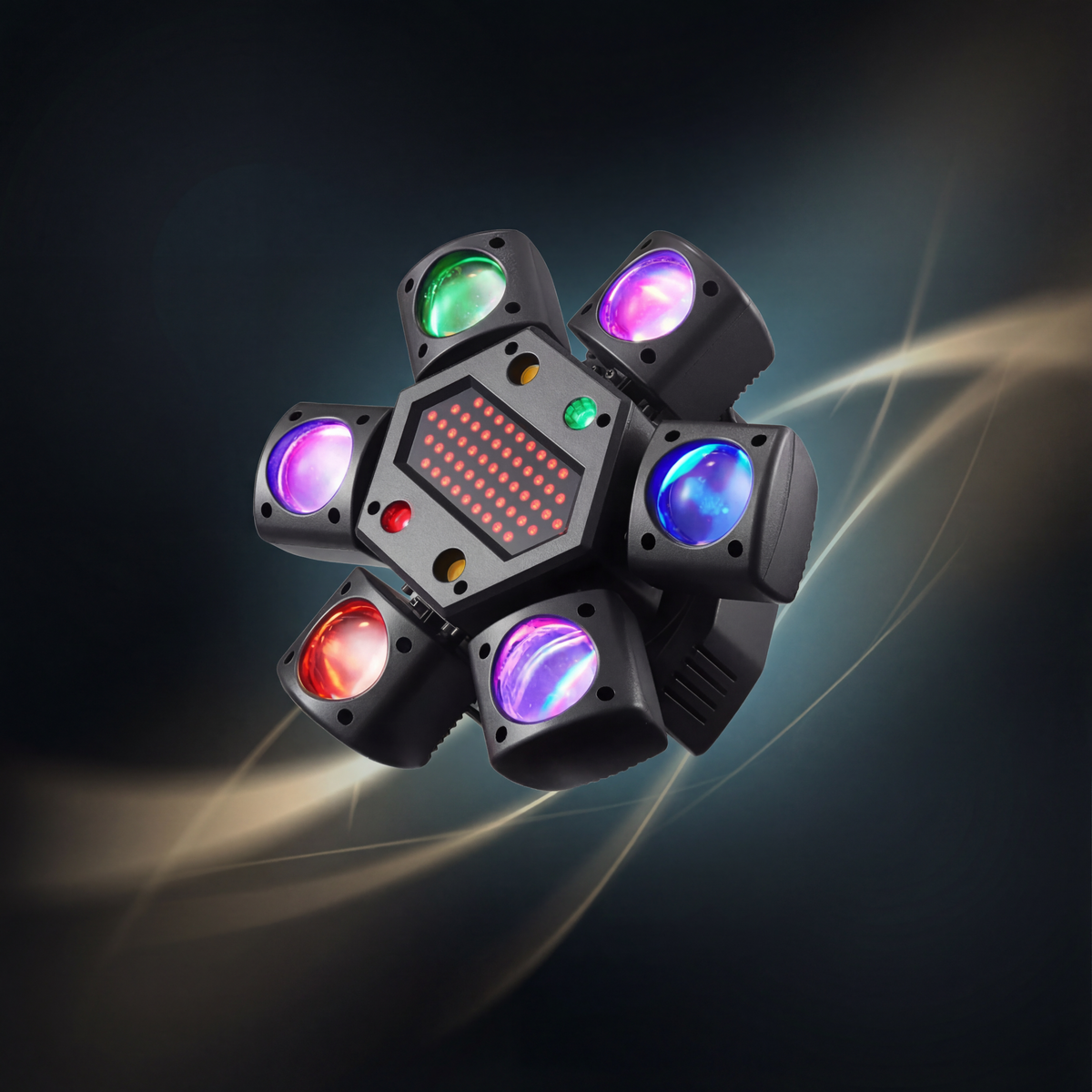 XNK SPL-501 Moving HeadSPL-501moving head stage light, whitemetal housing, with multicolor lighting effect, for and event