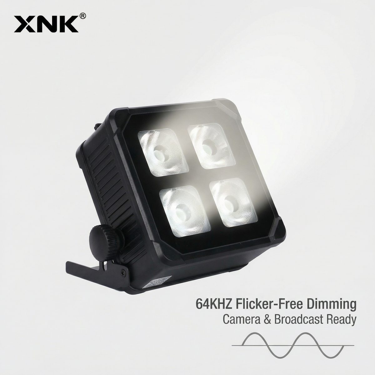 XNK SPL-648 waterproof 4x15w led battery light fixture angle view