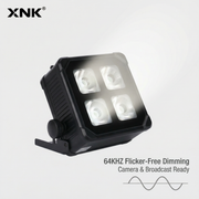 XNK SPL-648 waterproof 4x15w led battery light fixture angle view