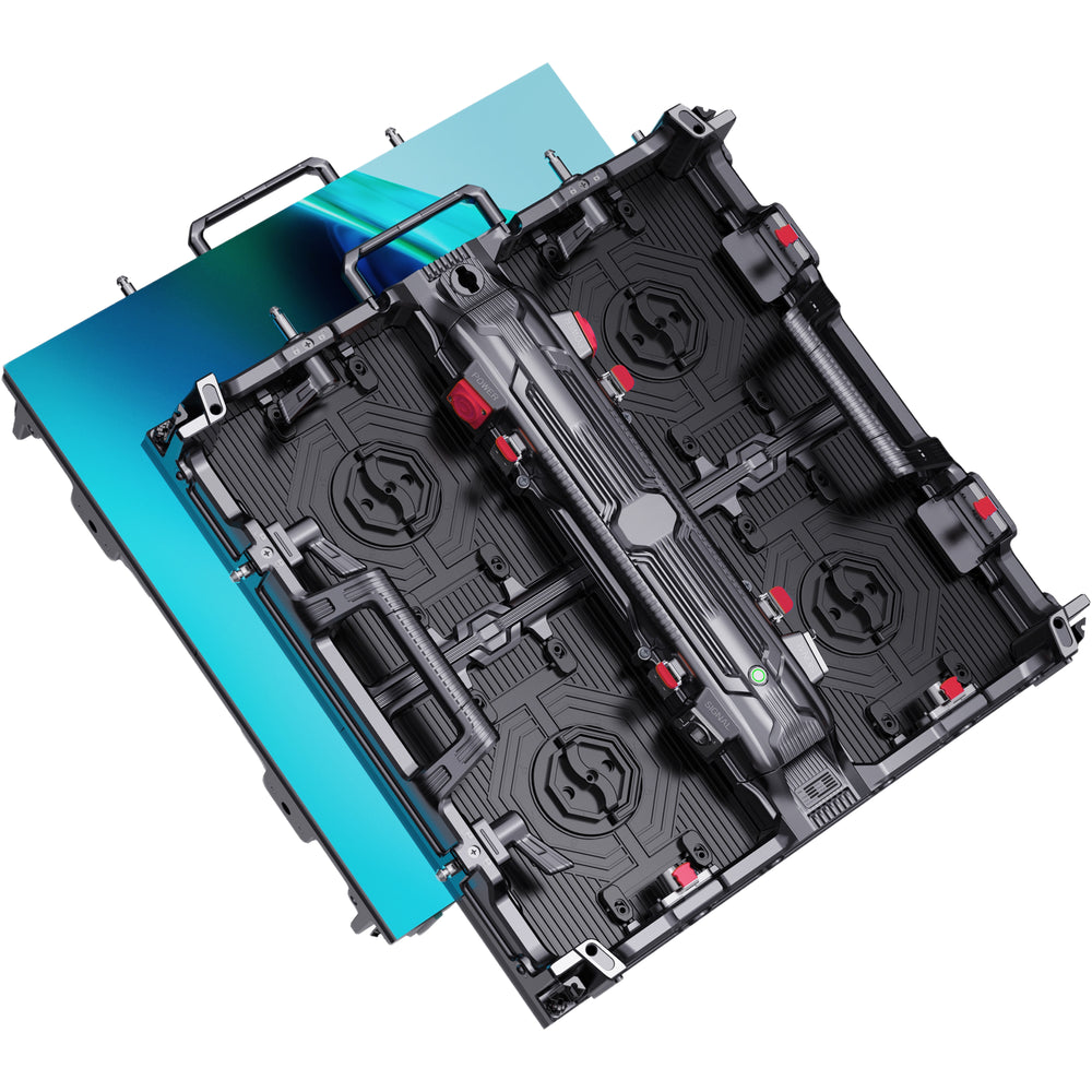 Outdoor P2.976 LED Display (500×500mm) – Hardwired Connection, Seamless Straight-Edge Design