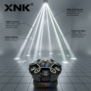 XNK SPL-684 TWELVE-ARM LED STRIP DJ LIGHT with multicolor lighting effect