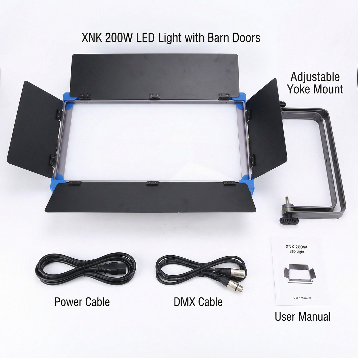 XNK SPL-656 200w full color led panel with multicolor lighting effect and professional stage lighting fixture