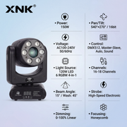 XNK SPL-645 90w led spot moving head with white housing