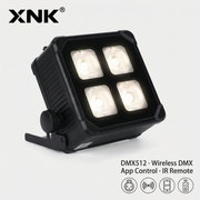 XNK SPL-648 waterproof 4x15w led battery light side detail view