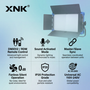XNK SPL-656 200w full color led panel with for stage and event lighting