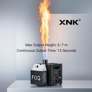 XNK SPL-670 1500W Gas column with metal housing and control panel detail