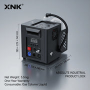 XNK SPL-670 1500W Gas column with control panel detail