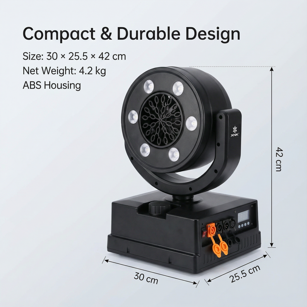 XNK SPL-669 Waterproof moving bubble machine product detail view