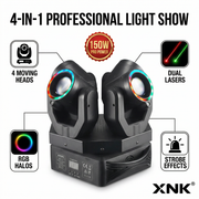 XNK with control panel detail and multicolor lighting effect