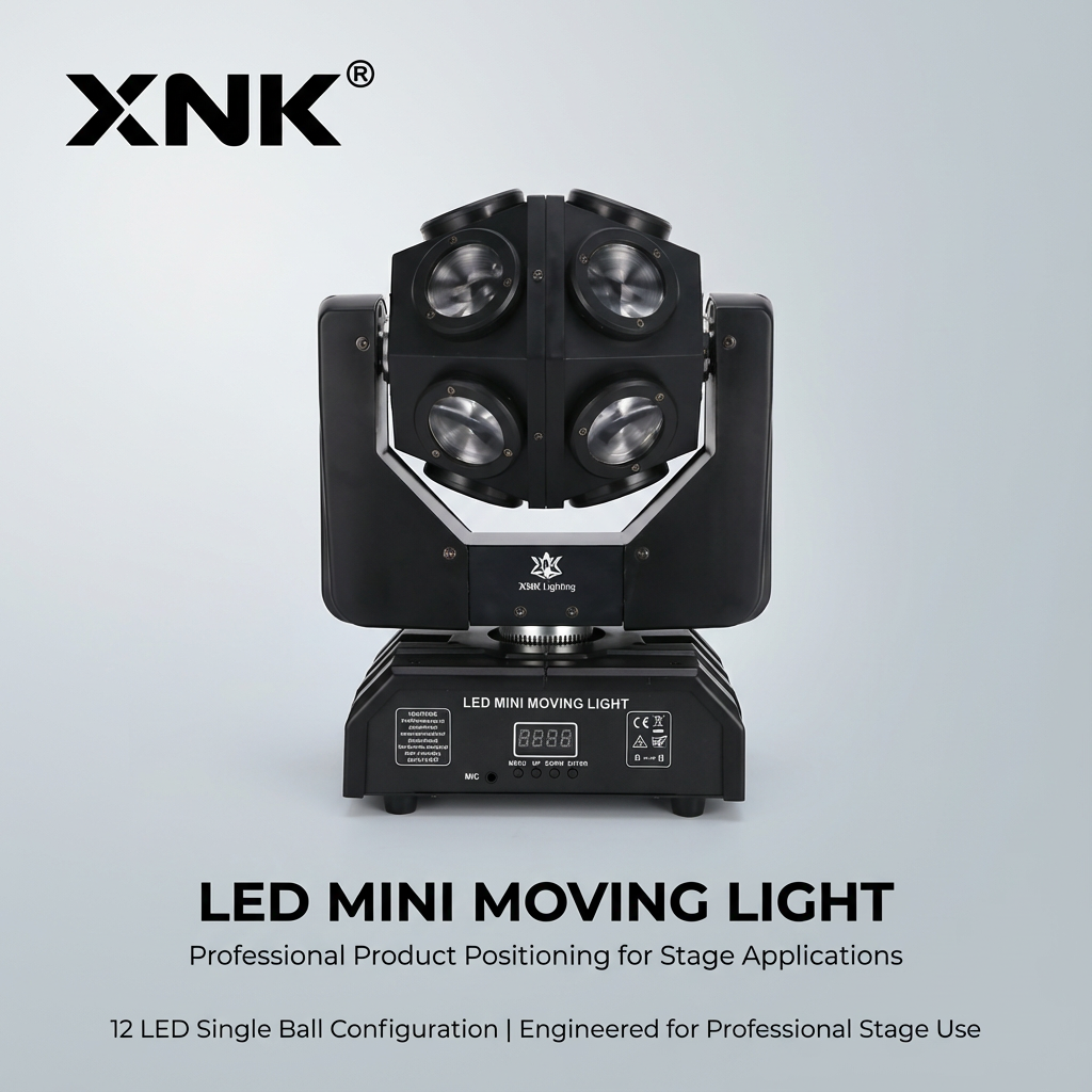 XNK SPL-699 Professional Stage Light with RGBW Rotating LEDs XNK SPL-699 Stage Light in Live Event Setup