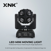 XNK SPL-699 Professional Stage Light with RGBW Rotating LEDs XNK SPL-699 Stage Light in Live Event Setup