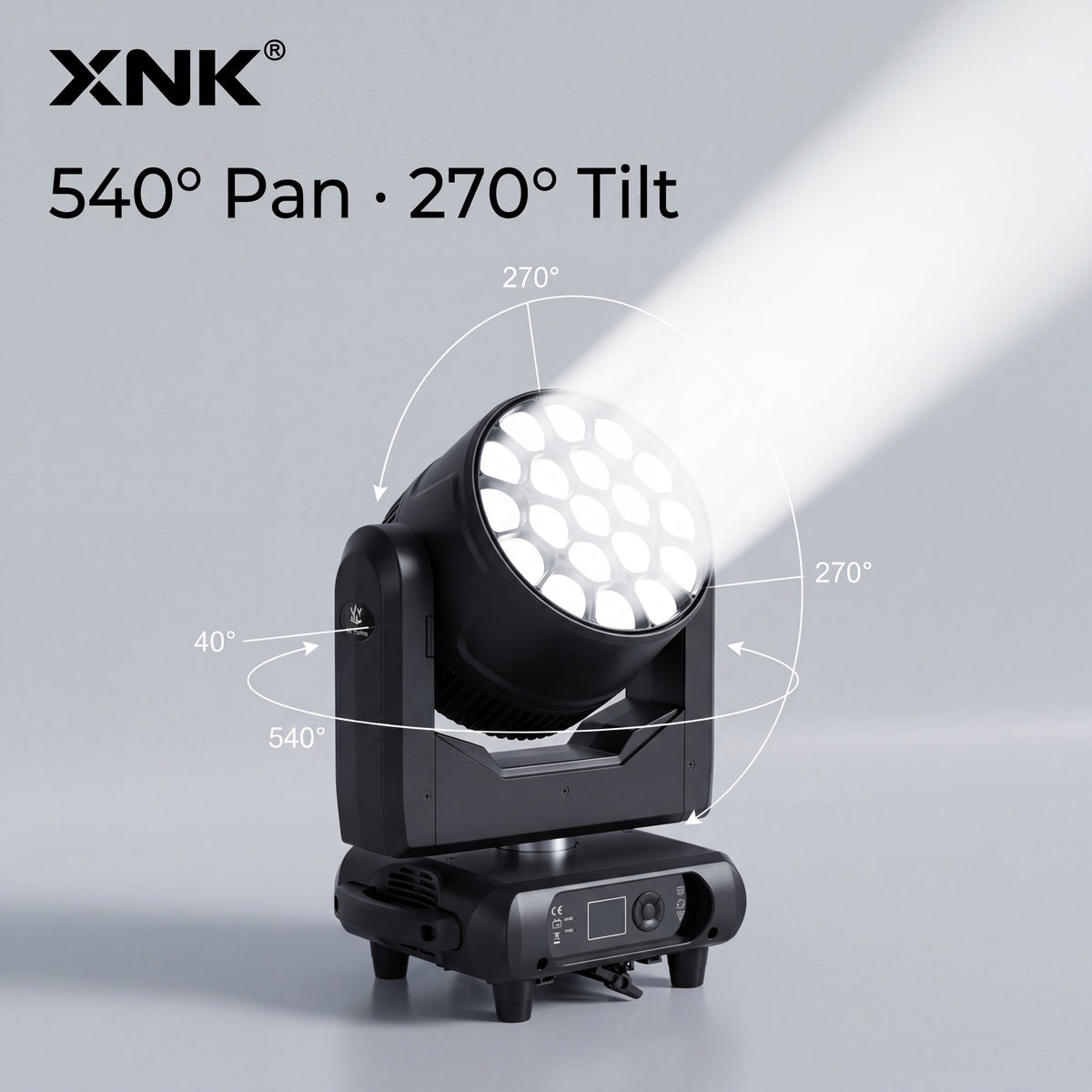 XNK SPL-615 19X40W RGBW BEE EYE with multicolor lighting effect
