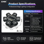 XNK SPL-501 Moving HeadSPL-501moving head stage light, featuring multi-angle rotation and positioning, for event lighting