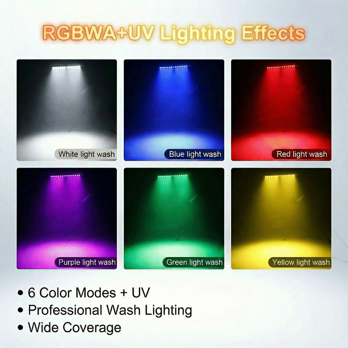 XNK SPL-623 RGBWA-UV LED Wall washe fixture angle view