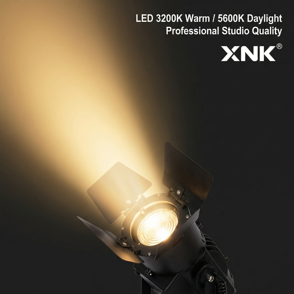 XNK SPL-654 mini spot light with black housing and for stage and event lighting