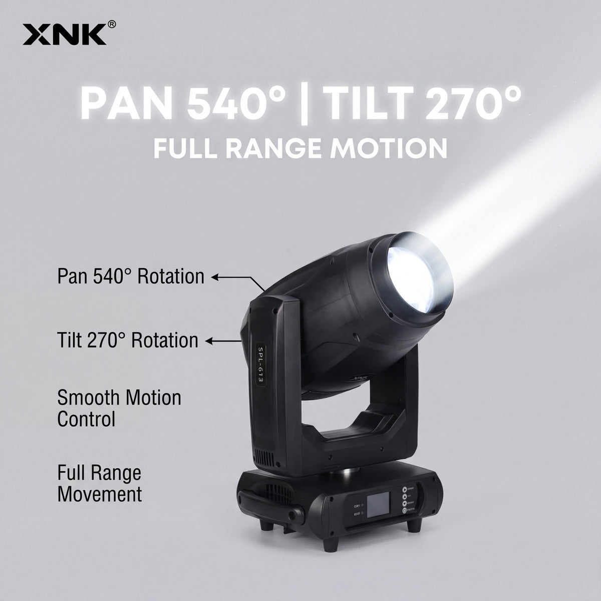 XNK SPL-613 400w bsw led moving head product detail view