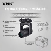 XNK SPL-613 400w bsw led moving head with black housing and metal housing