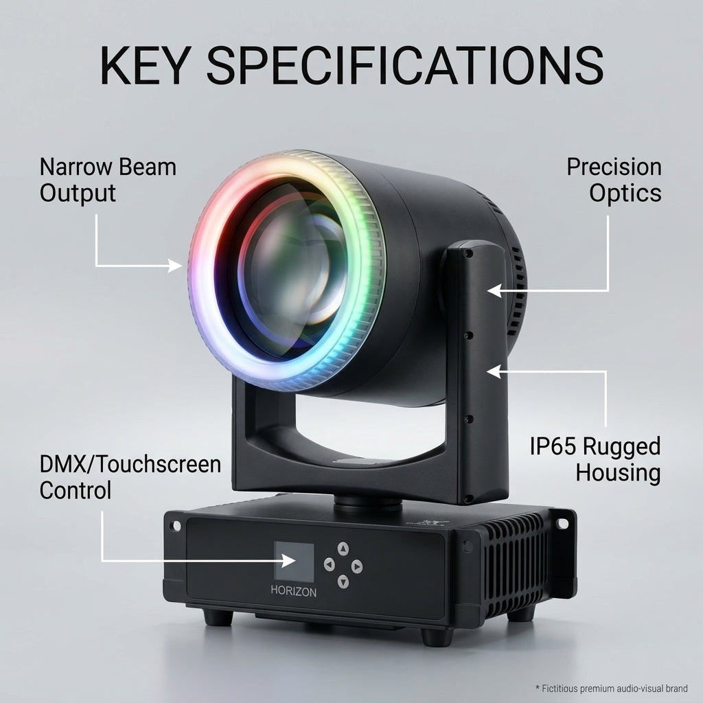 XNK SPL-614 120w IP65 beam moving head