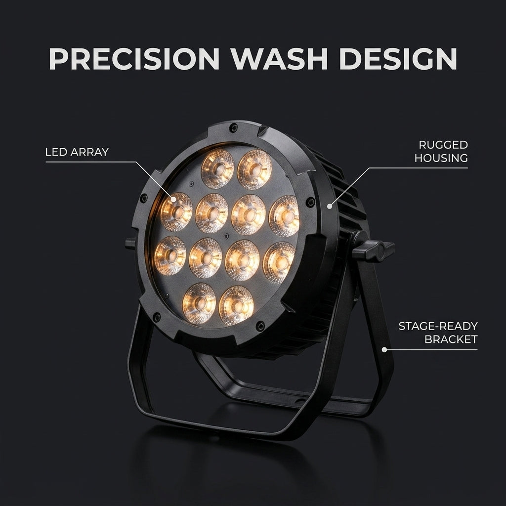 XNK SPL-651 Waterproof IP65 12pcs led par light with APP contro