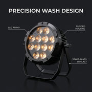 XNK SPL-651 Waterproof IP65 12pcs led par light with APP contro