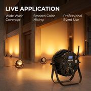XNK SPL-651 Waterproof IP65 12pcs led par light with APP contro