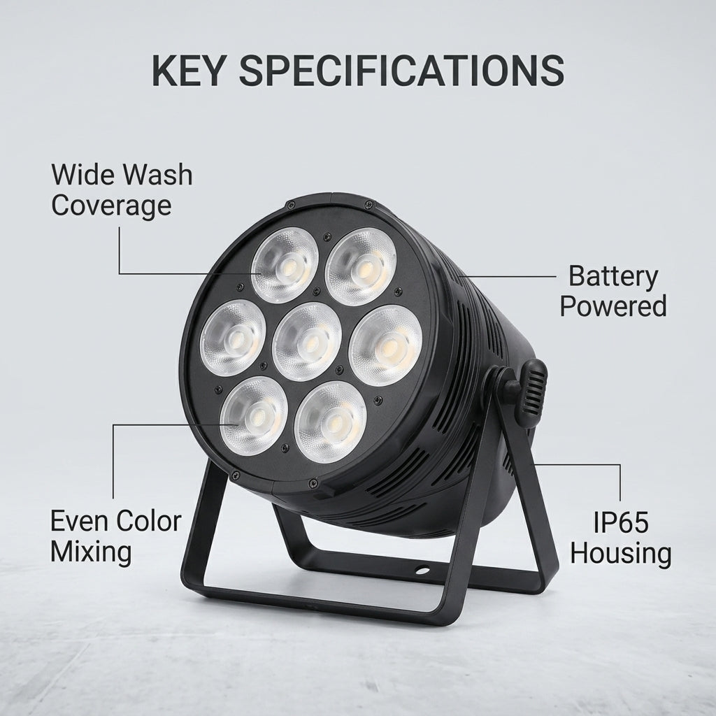 XNK SPL-627 7X50W LED COB PAR