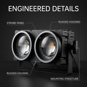XNK SPL-630 Waterproof two eyes blinder
