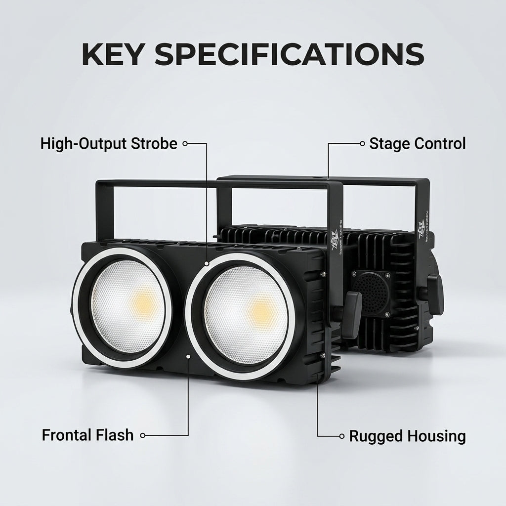XNK SPL-630 Waterproof two eyes blinder