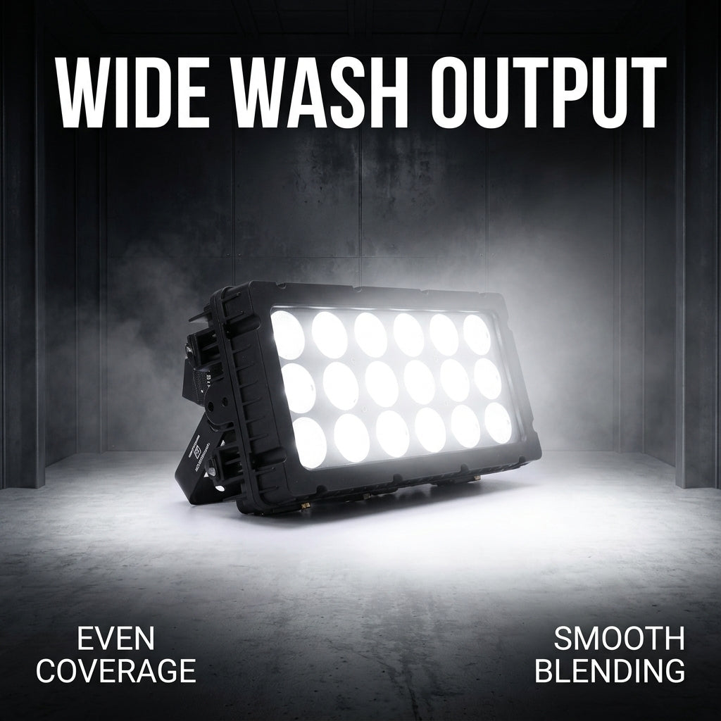 XNK SPL-633 18x10w RGBWA-UV 6in1 led wall wash IP65