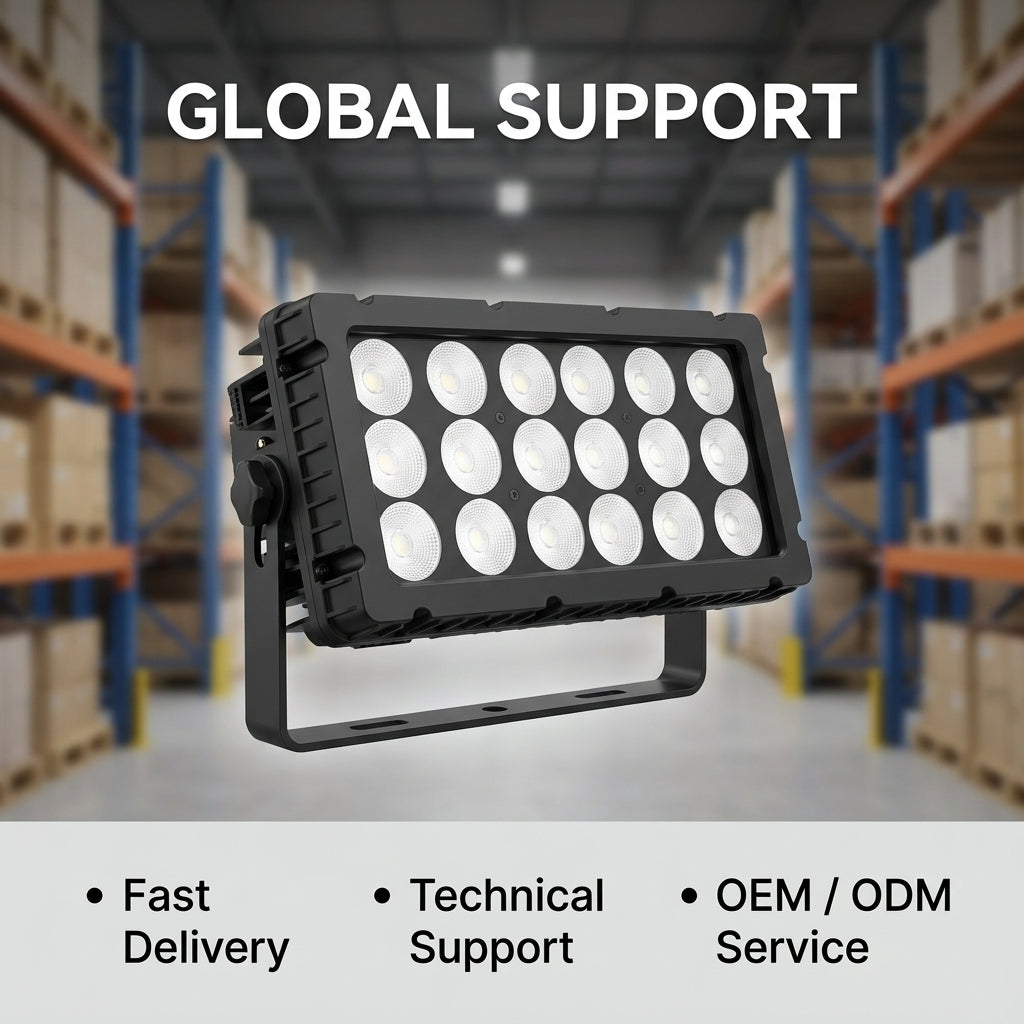 XNK SPL-633 18x10w RGBWA-UV 6in1 led wall wash IP65
