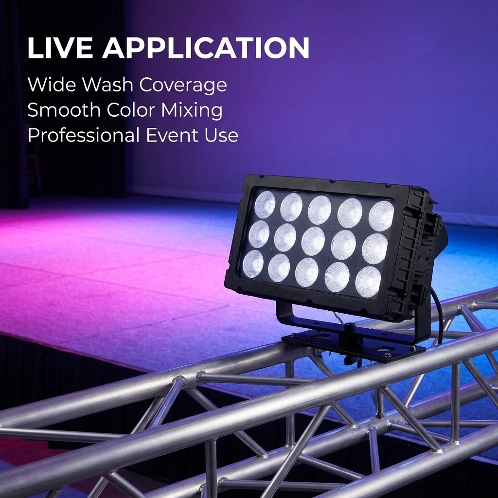 XNK SPL-633 18x10w RGBWA-UV 6in1 led wall wash IP65