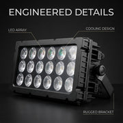 XNK SPL-633 18x10w RGBWA-UV 6in1 led wall wash IP65