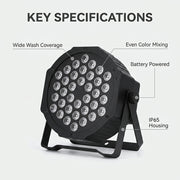XNK SPL-676 36x3W RGB LED Flat par