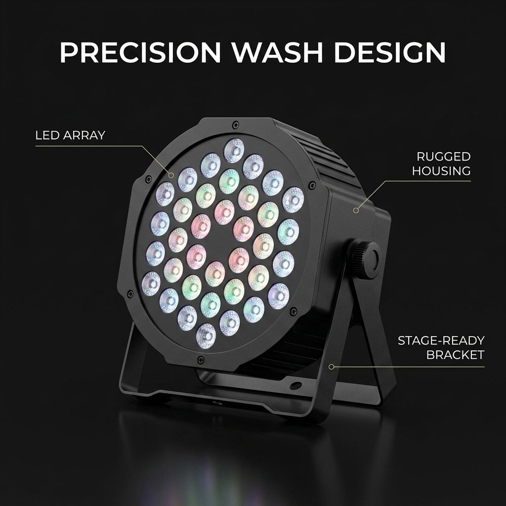 XNK SPL-676 36x3W RGB LED Flat par
