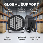XNK SPL-676 36x3W RGB LED Flat par