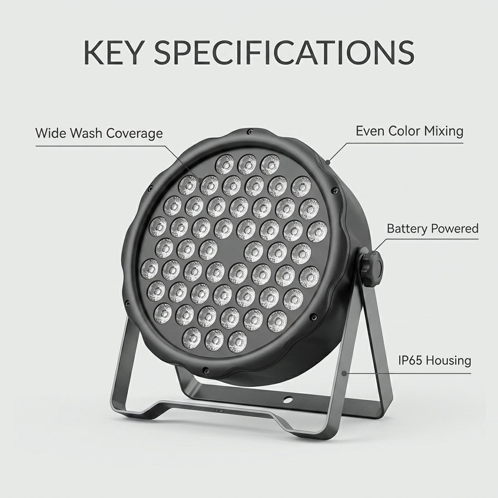 XNK SPL-671 54x3w RGB 3in1 LED Par