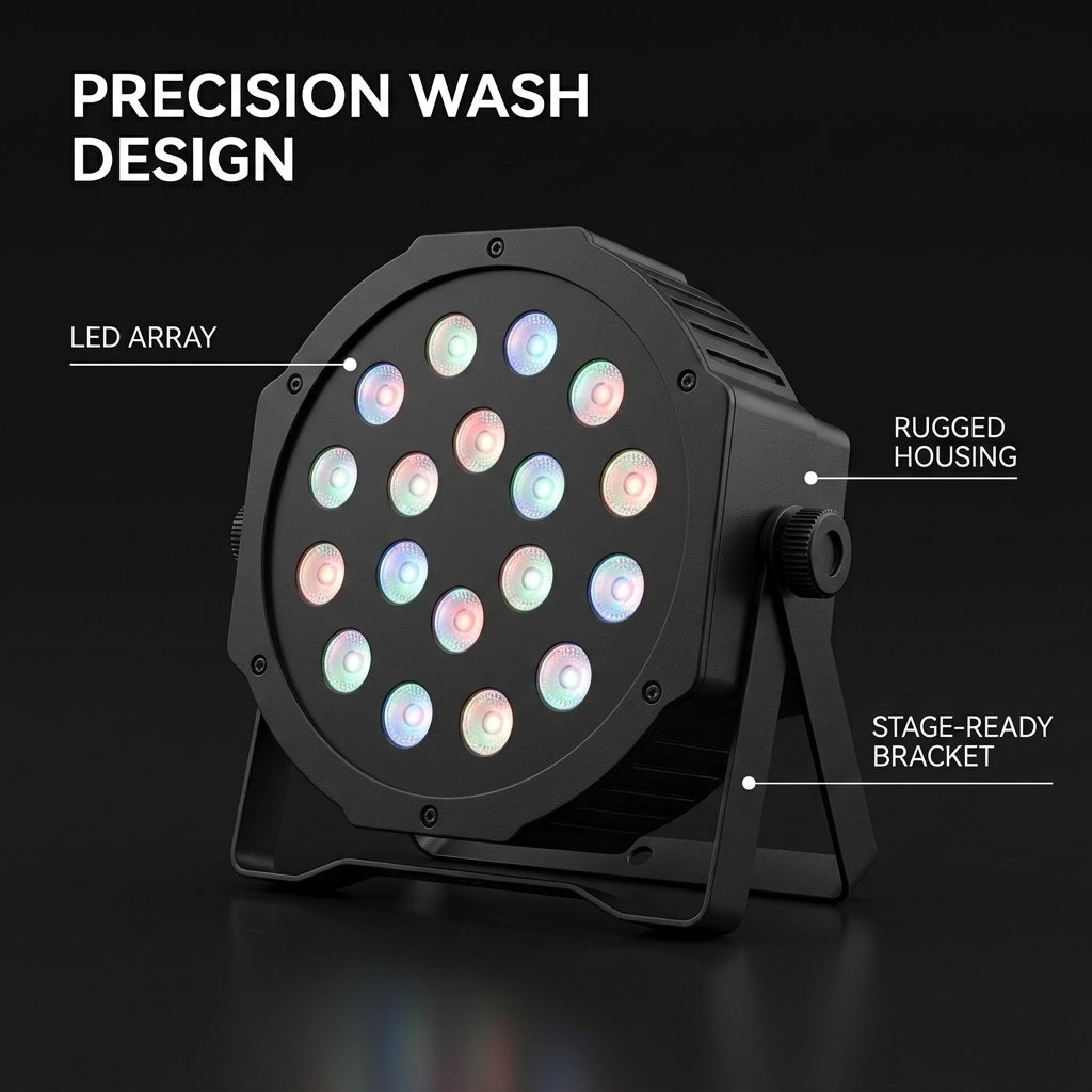 XNK SPL-675 18x3W LED Flat par