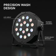XNK SPL-675 18x3W LED Flat par
