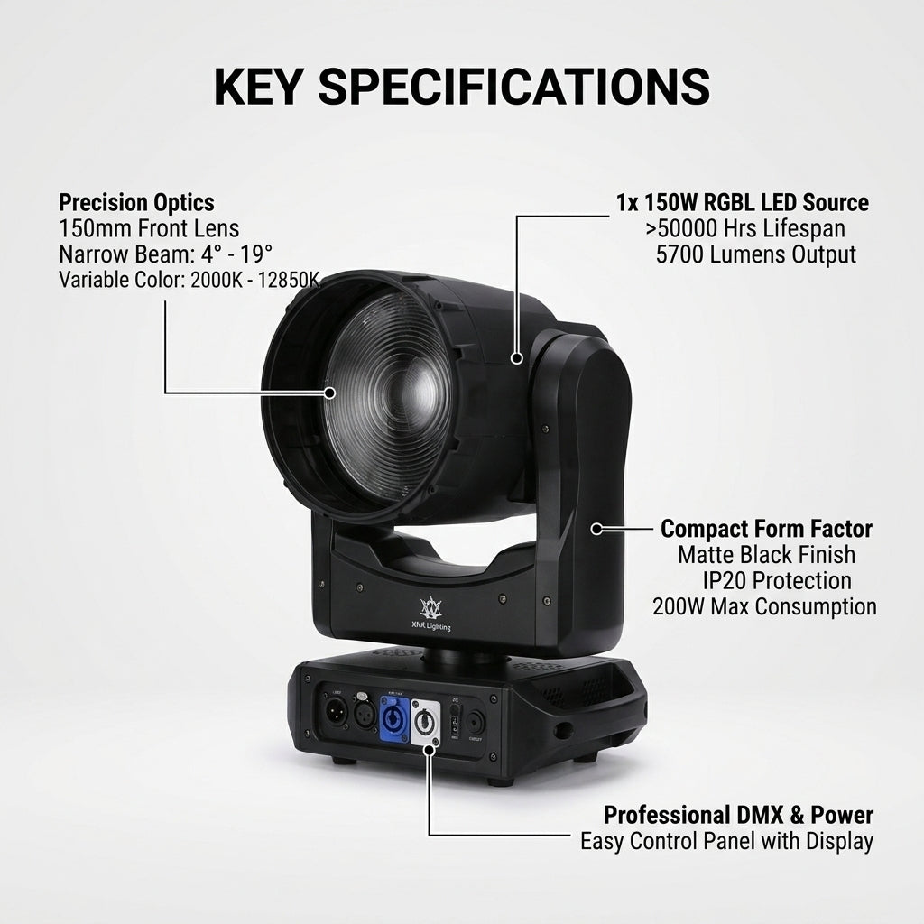 XNK SPL-641 wash moving head