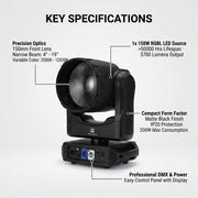XNK SPL-641 wash moving head