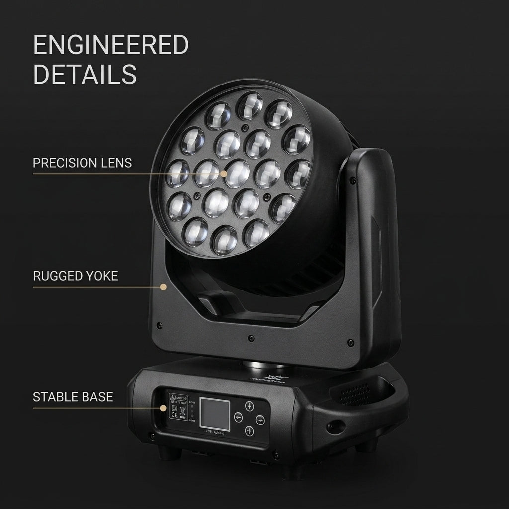 XNK SPL-519 zoom wash moving head