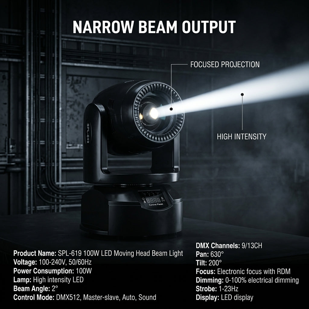XNK SPL-619 100w led beam moving head