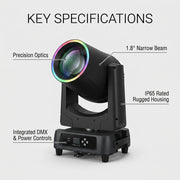 XNK SPL-602 380w mini IP65 Beam moving head